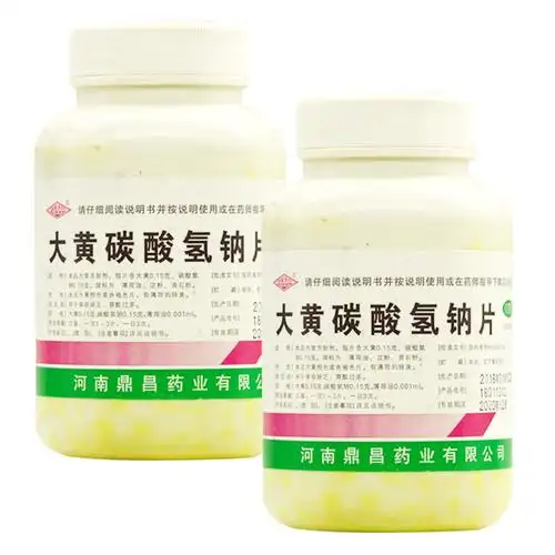 大黄碳酸氢钠片 1000s