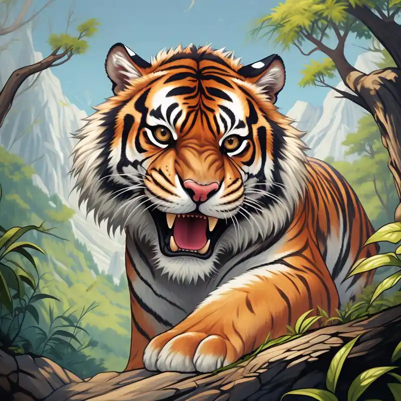 谁能拒绝这么可爱的小老虎头像呢?