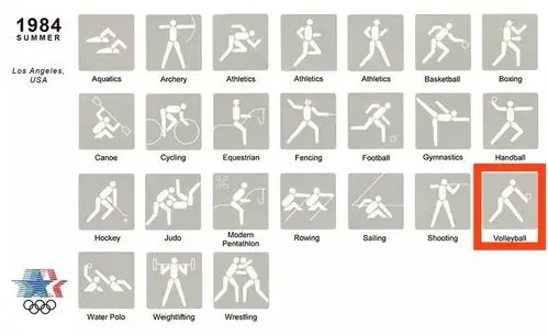 关注东京奥运会首次使用动态图标排球项目长这样