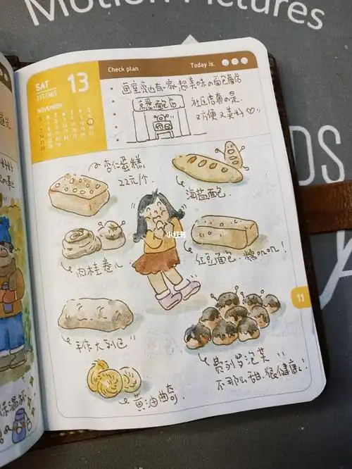 手帐  #画画  #手帐分享  #面包控 #寻找小红书绘画大神   #吃脖ゥ