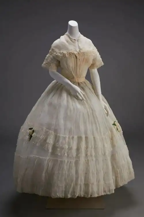 wedding dress/婚礼服 19世纪40-60年代