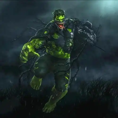 当毒液附身浩克之后,诞生了一个既强大又瘆人的巨兽!