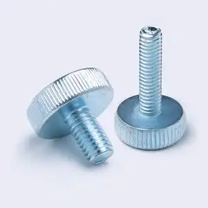 大头螺丝加大头扁平头圆头滚花螺栓gb835手柄手拧螺丝钉 m3m4m5m6