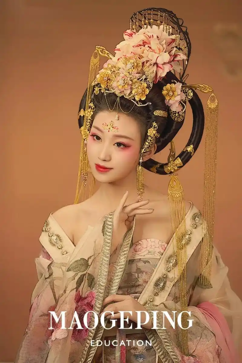 分享一组惊艳的古装大片 从妆容到发型到配饰 每一步每一个细节 都