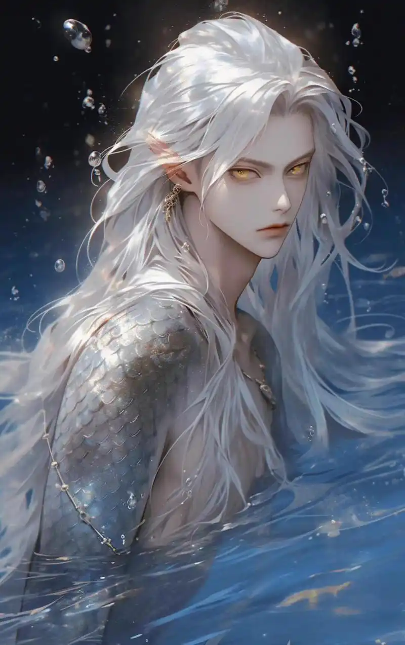 深海人鱼 #二次元# #ai共创计划# #ai绘画