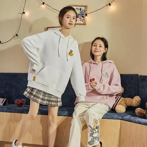 闺蜜装卫衣套头