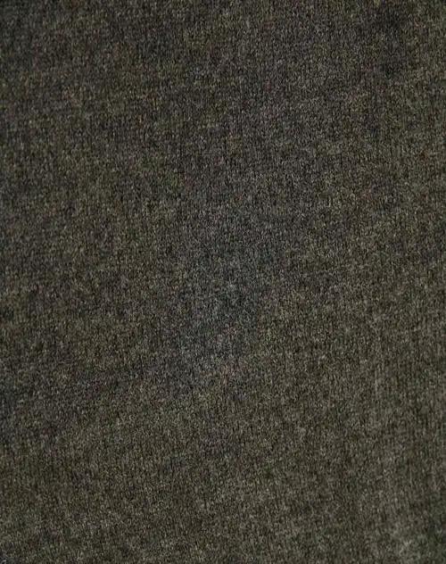 纯羊毛深灰色休闲针织衫