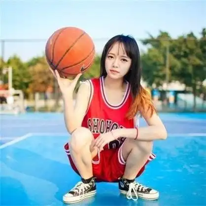 真人篮球闺蜜头像二人图片可保存