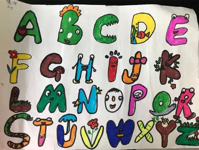 创意字母show之三年级三班