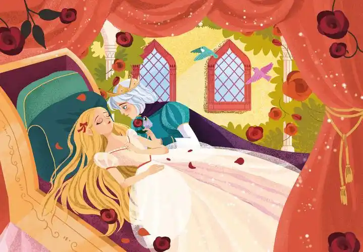 睡美人|插画|商业插画|m葡萄 - 原创作品 - 站酷 (zcool)