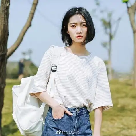 气质女神常存女生头像短发