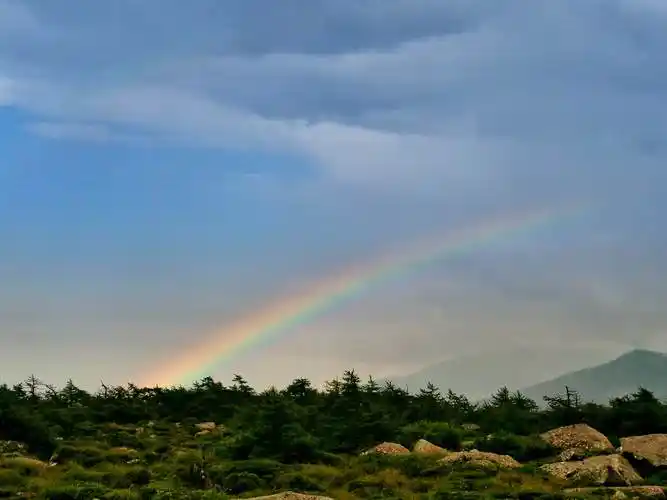 风雨彩虹鳌太行,看鳌太花园森林公园