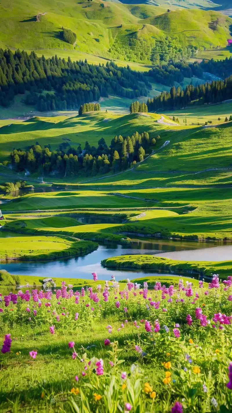 清新绿意97干净舒服的草地壁纸