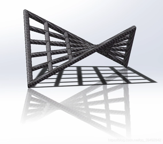 然后选择"特征"-"参考几何体"-"点"; 完全由直线构成的马鞍形曲面,有