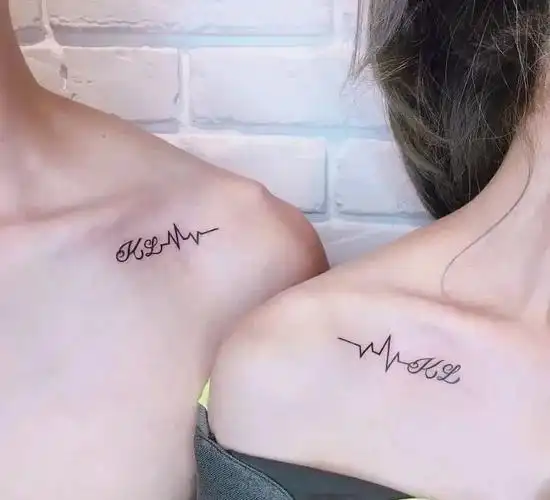 简单好看的情侣纹身图案情侣纹身