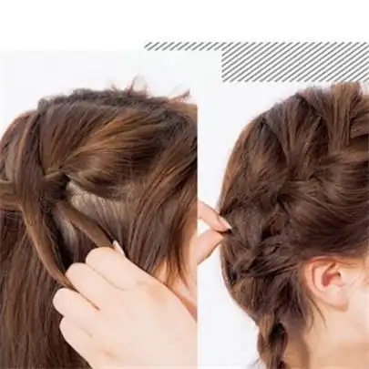 中发编发发型扎法图解大全四招让你气质感十足