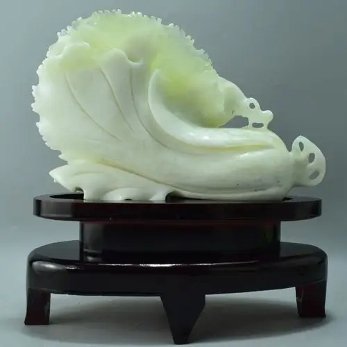 摆件岫岩玉石白菜摆件品辽宁岫玉玉米雕件乔迁玉件 147号【图片 价格