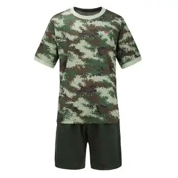 英伦班纳(enlen&benna) 07武警迷彩军训服作训服训练服迷彩速干t恤