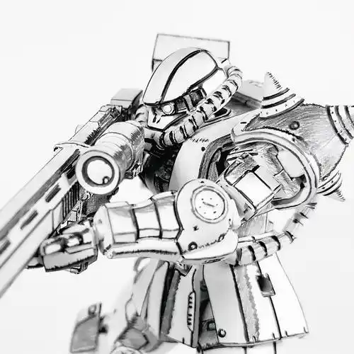 铅笔风格,机动战士高达扎古模型