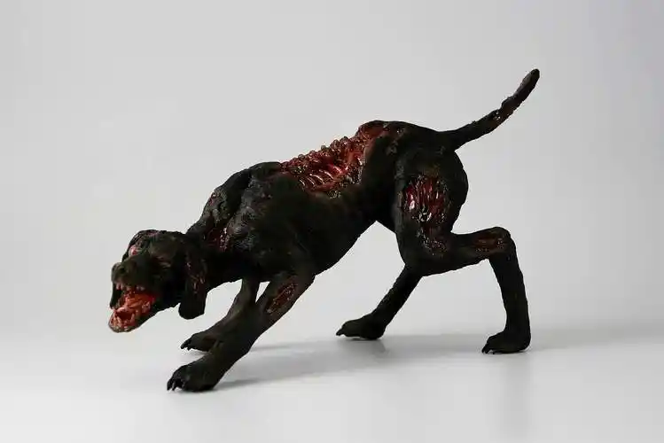 眉间白火tan开箱 拙形社 no.0171 1/6 不可动 丧尸狗