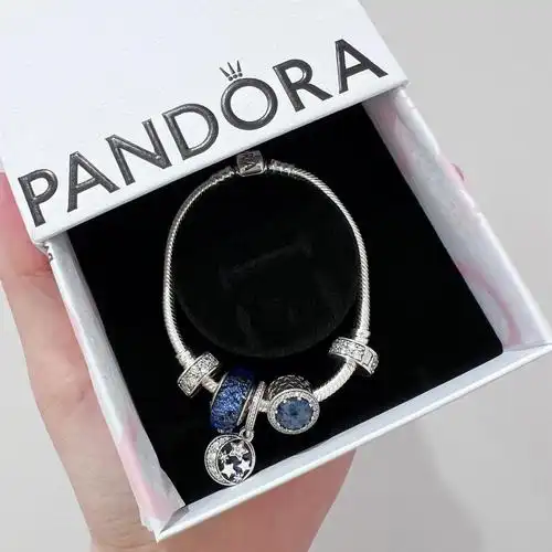 pandora潘多拉蓝色海洋之星手链