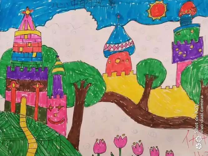 人民中学附属小学一至三年级绘画作品展示 - 美篇