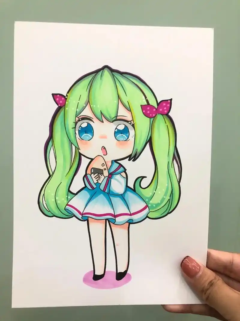 第81幅|q版动漫女生人物•附步骤图.动漫|动漫素材|q版动 - 抖音