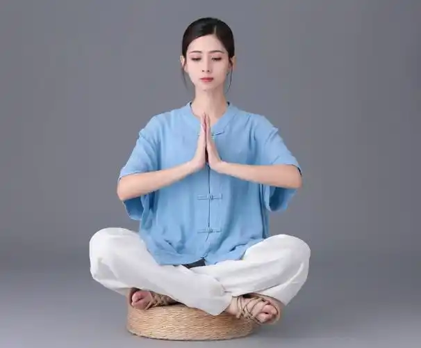 棉麻太极裤女春秋高端纯亚麻苎麻灯笼裤宽松长裤打坐禅修裤男裤子夏薄