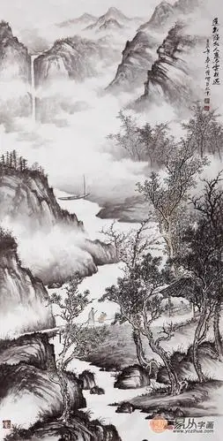 山水画欣赏山水画作品欣赏