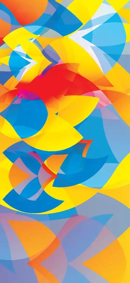 iphonex xs 高清壁纸 炫彩几何撞色