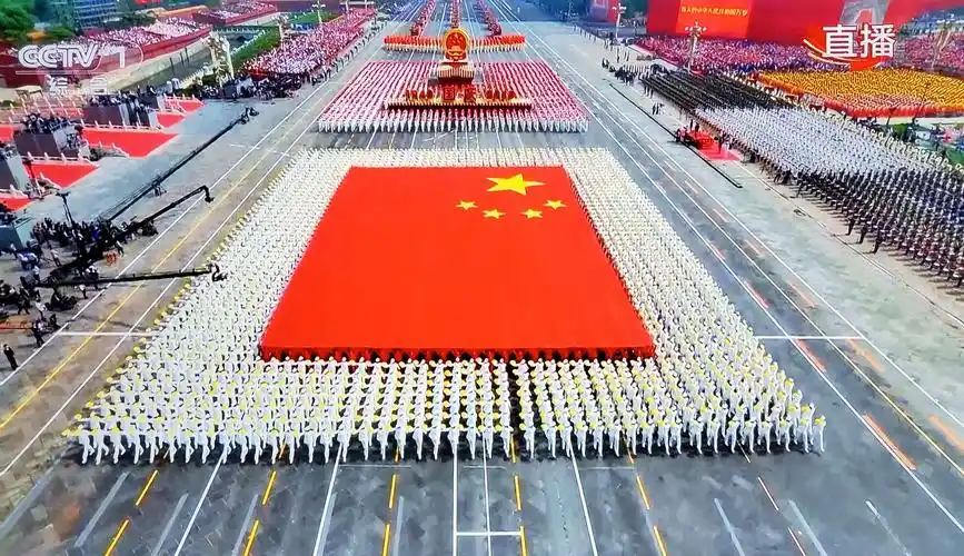 庆祝中华人民共和国成立70周年阅兵及群众游行活动剪影-------(之三)!