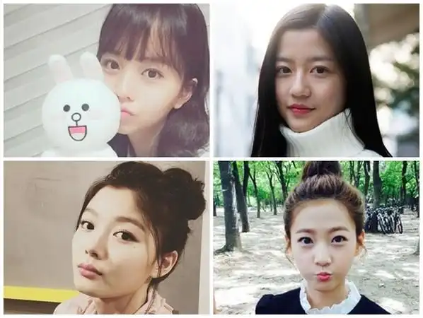 金所炫(左上),金裕贞(左下),金赛纶(右下),金贤秀(右上)