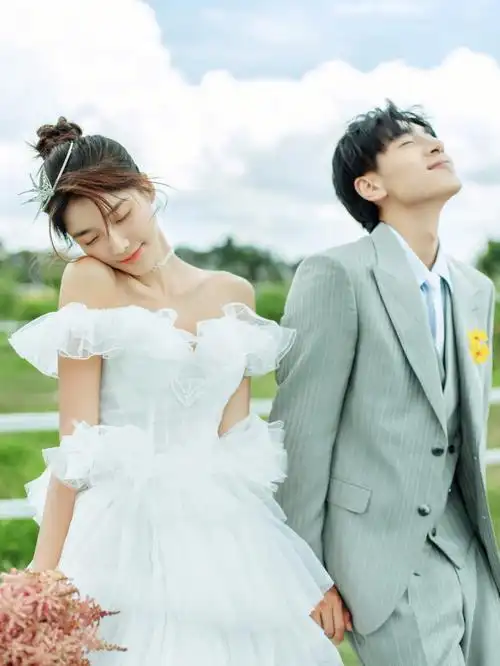 超浪漫简约小清新婚纱照大理婚纱照