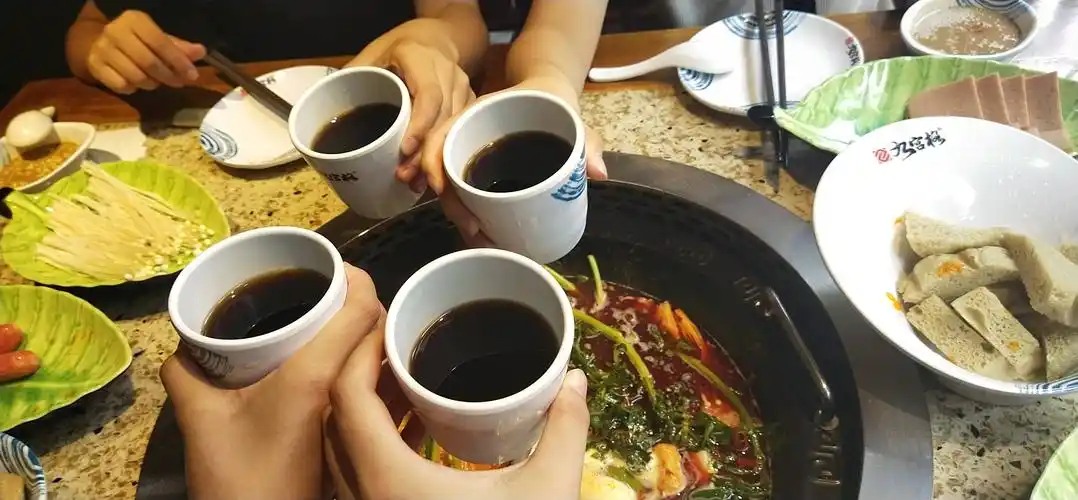 和好朋友们一起吃饭