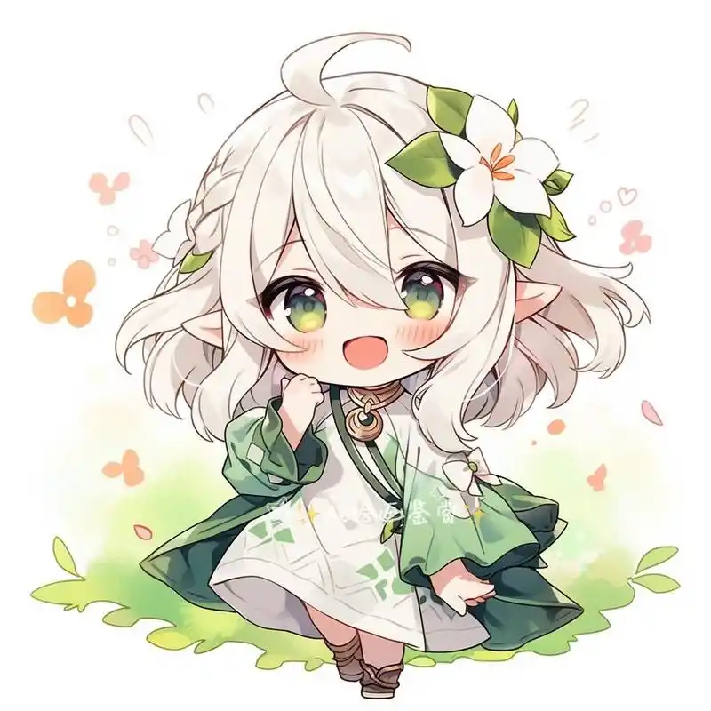 原神头像 | q版·纳西妲(伪) 花车颠啊颠,纳西妲睁开眼.