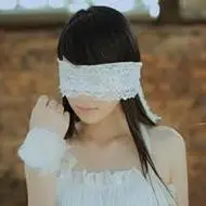 蒙眼头像白布2021女生清新好看的白布蒙眼女生头像图片