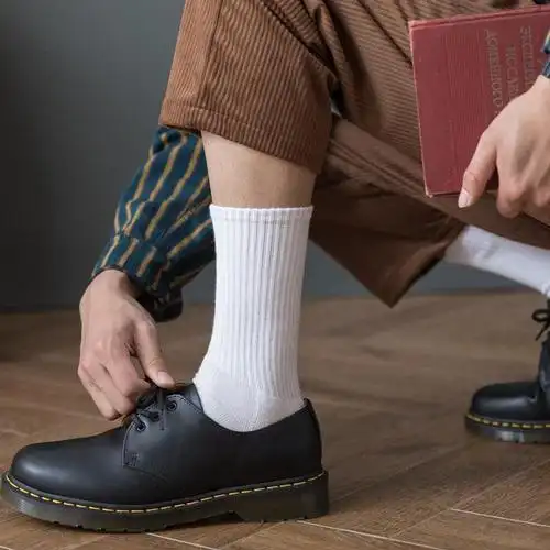 盛世尼曼短袜610634856174 盛世尼曼黑色西装袜子男长袜夏季高筒男士