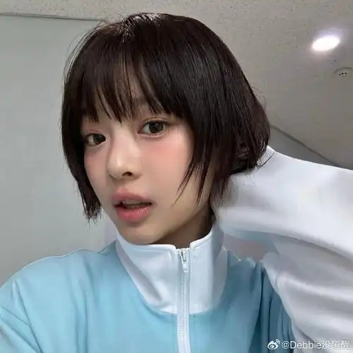 我在小红书被#newjeans#的短发#hanni#硬控几天了,怎么有这么可爱的