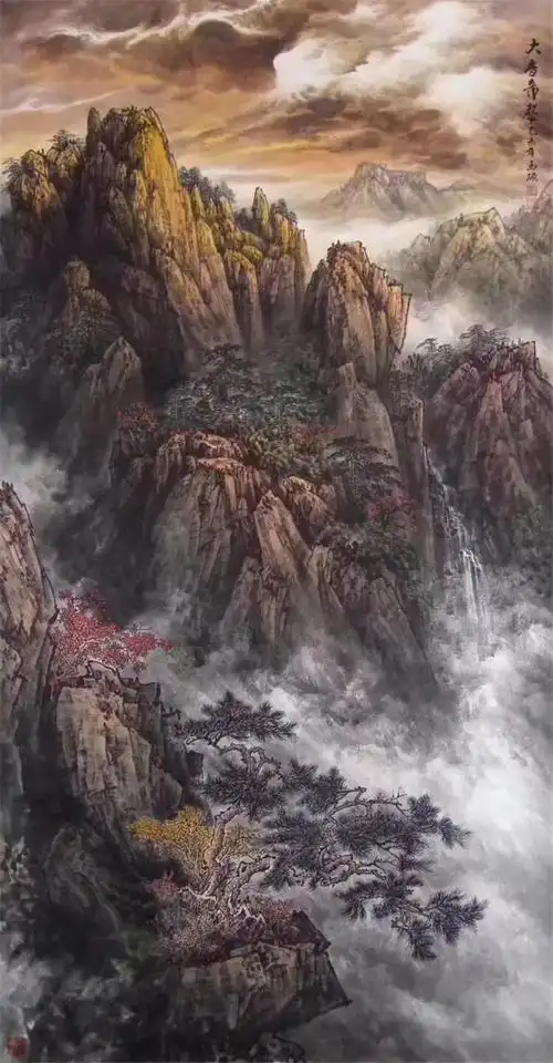 《名家精品山水画集》欣赏