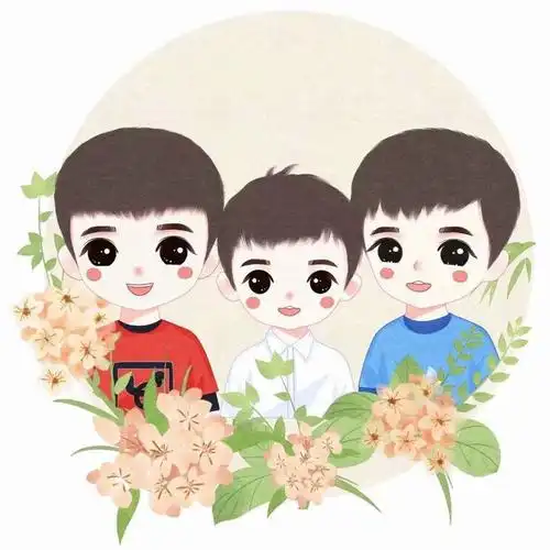 一家三口用什么微信头像试试手绘头像个性精致