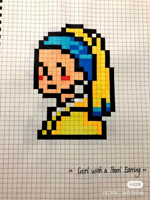 像素画临摹03人物画像