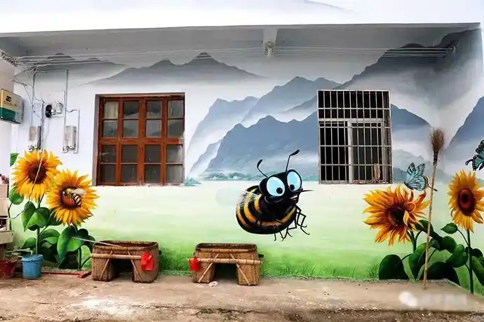 海南墙体彩绘 - 海口墙绘公司,海口手绘壁画,海口彩绘,三亚墙画,3d