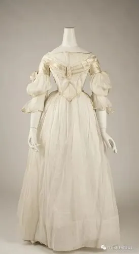 西洋服装19世纪时期美国服饰纯实物图片