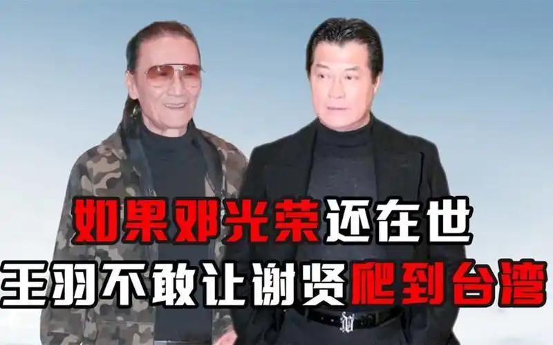 如果邓光荣还在世,王羽还敢喊话谢贤:让其爬到台湾来见自己吗?