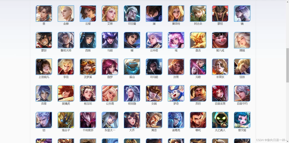 java用jsoup爬取王者荣耀英雄图片