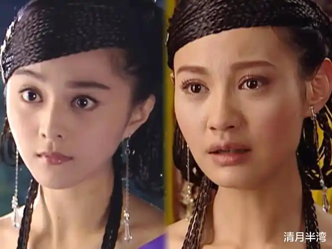 当女主和女配扮上同款古装造型,颜值差距一目了然_胡静_周迅_陈红