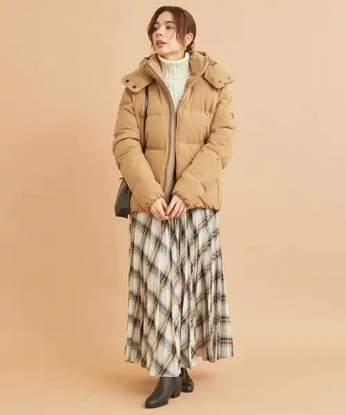 日本代购descentebeautyyouth羽绒服短款连帽秋冬羽绒服