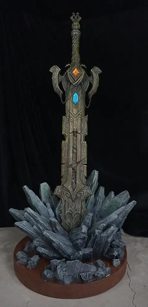 全国跨服pk赛冠军实物大奖【诛仙剑】