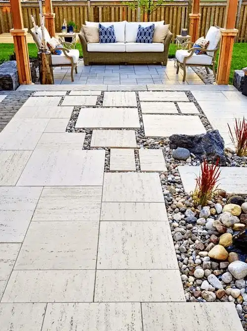 庭院打造,原来石子还可以这样玩!_石材