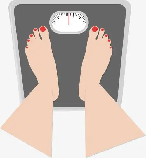 矢量手绘称体重 _素材下载
